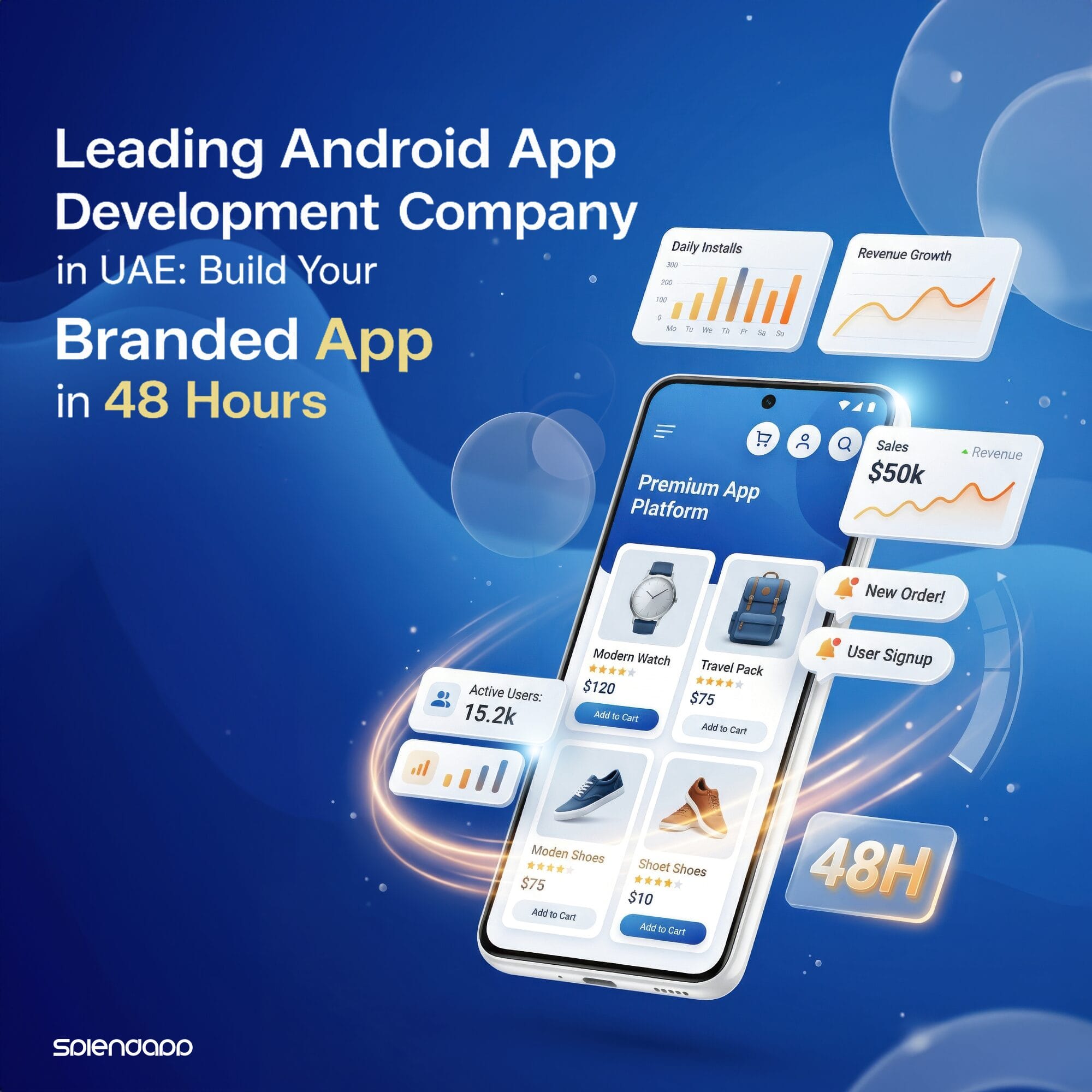 Leading Android App Development Company in UAE: Build Your Branded App in 48 Hours