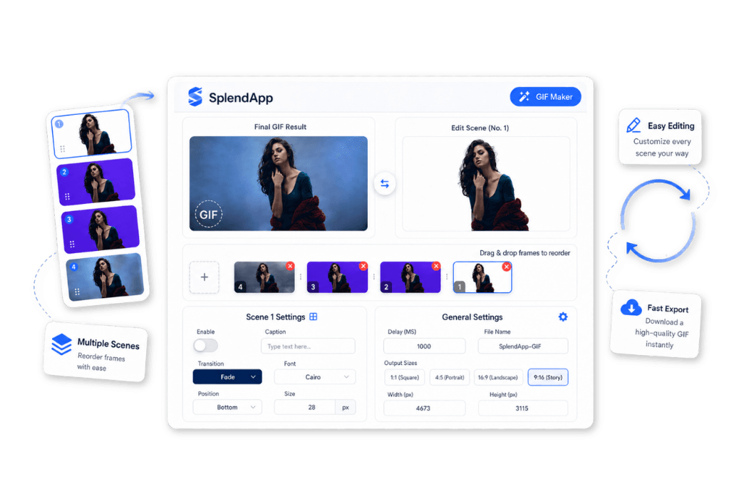 Effortless Free GIF Maker - Create Animated GIFs Free | SplendApp